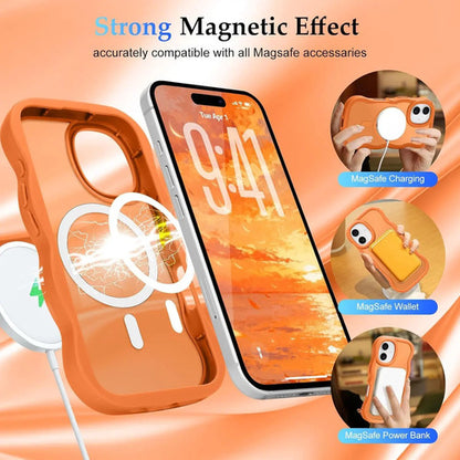 Funda Nzenguer Para iPhone Con Correa Naranja