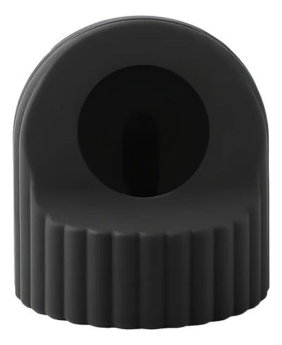 Soporte De Carga De Silicona Para Apple Watch Negro