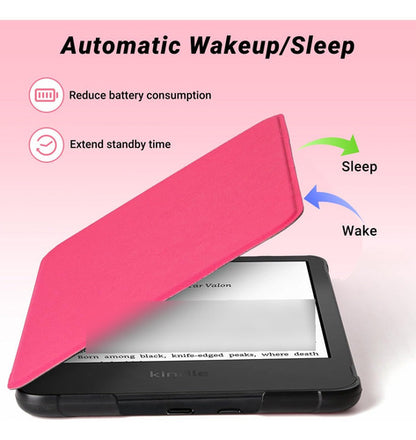 Funda Rosa Compatible Con Kindle Paperwhite Y Colorsoft Rosa