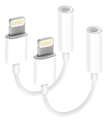 Adaptadores Certificados De Lightning A Auriculares Color
