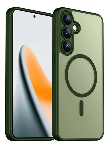 Funda Magnética Para Samsung Galaxy S25 Fe Verde