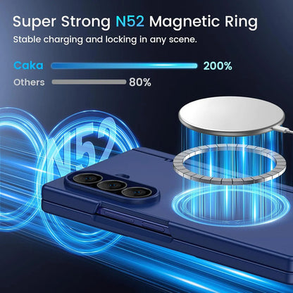Funda Para Samsung Galaxy Z Fold 7 Con Protector. Azul