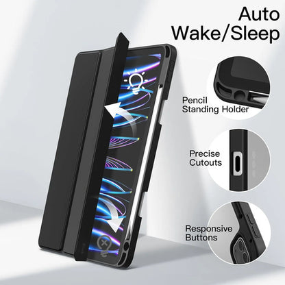 Funda Para iPad Pro 11 Pulgadas Con Soporte Para Lapiz Negro