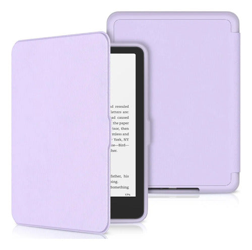 Funda Premium Para Kindle Paperwhite Lila