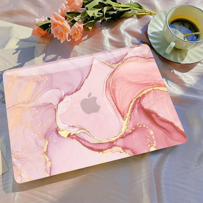 Funda B Belk Para Macbook Air Rosa Dorado Mármol