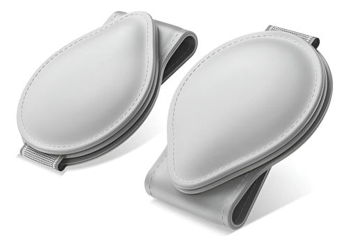 Soporte Magnético Para Gafas De Sol Para Visera De Auto Gris