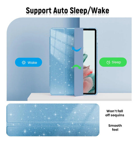 Funda Para Lenovo Idea Tab 11 Con Soporte Azul
