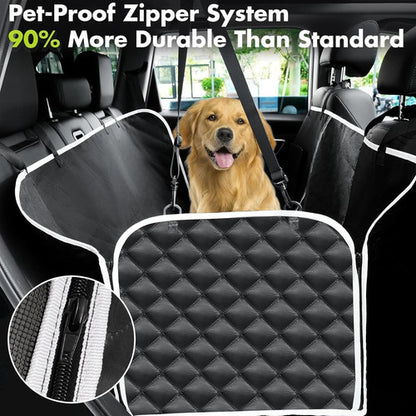Cubierta De Asiento Para Perros Meolsaek Negro