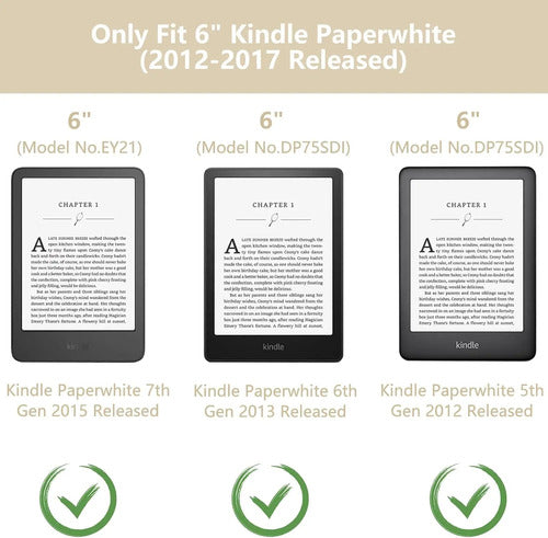 Funda Morock Para Kindle Paperwhite Caqui