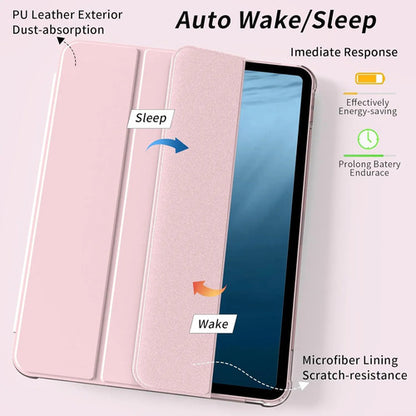 Funda Para iPad Pro 11 Pulgadas Con Soporte Para Lápiz Rosa