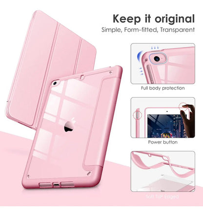 Funda Vikesi Para iPad Mini 1/2/3/4/5, Transparente, 7.9 ... Rosa