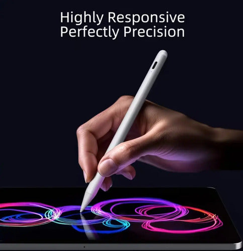 Lapiz Universal Para iPad Y Tablets Blanco