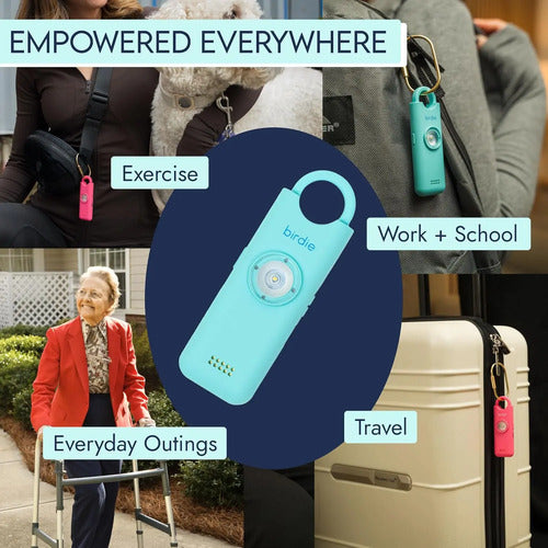 Alarma Personal De Seguridad She's Birdie - Recargable Rosa
