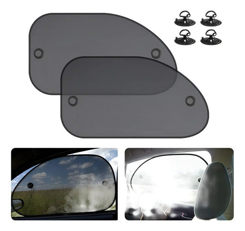 Parasol De Auto Universal De Alta Protección Uv, Pack De 2