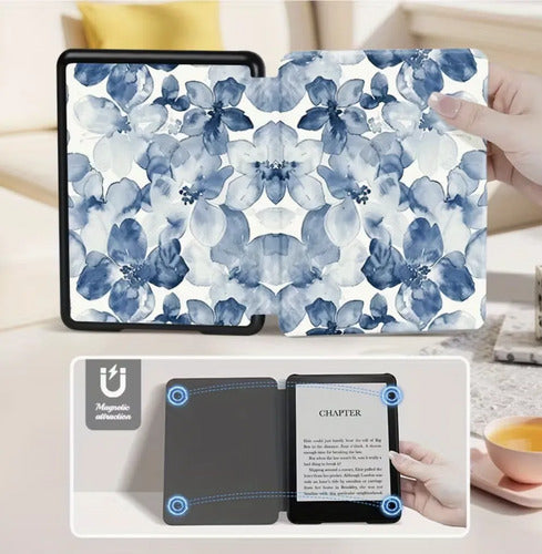 Funda Para Kindle Paperwhite 6 Pulgadas Azul Marino