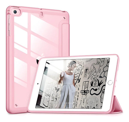 Funda Vikesi Para iPad Mini 1-5, 7.9 Pulgadas, Soporte Su... Rosa