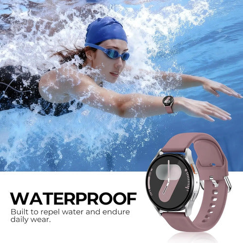 Bandas De Silicona Para Galaxy Watch Negro 2 Cm