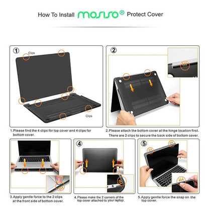 Funda Mosiso Para Macbook Pro 13' Rosa