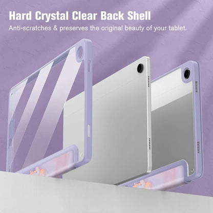 Funda Híbrida Para Samsung Galaxy Tab A9 Plus Lila