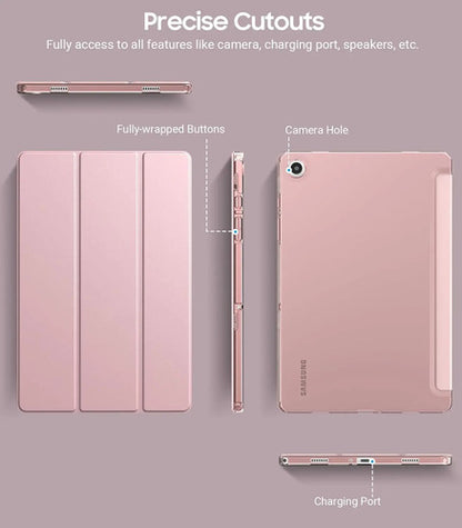 Funda Para Samsung Galaxy Tab A9+ 11 Rosa Dorado