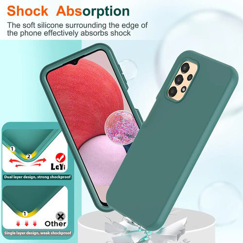 Funda Samsung Galaxy A13 Con Dos Protectores De Pantalla