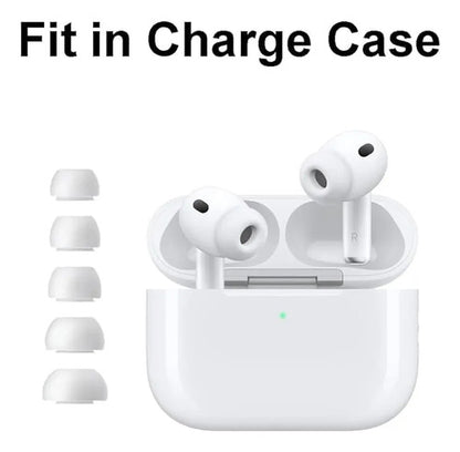 Almohadillas Silicona Para AirPods Pro 3 2025 3ra Generación Blanco