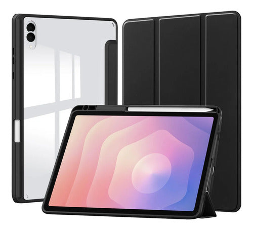 Funda Con Soporte Para Lápiz - Samsung Galaxy Tab S11 Ultra Negro