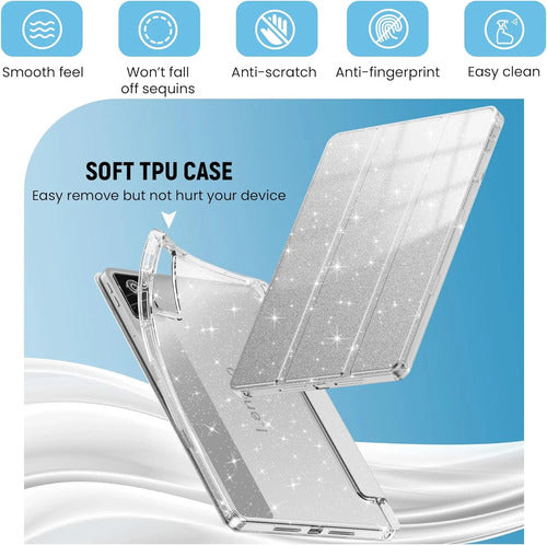Funda Para Lenovo Idea Tab 11 Con Soporte Plateado