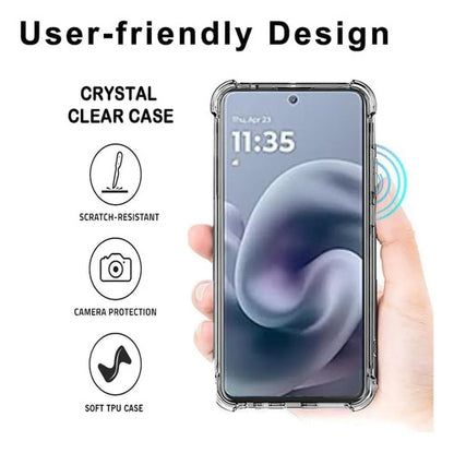 Funda Protectora Folmeikat Para Moto G86 Power 5g Transparente