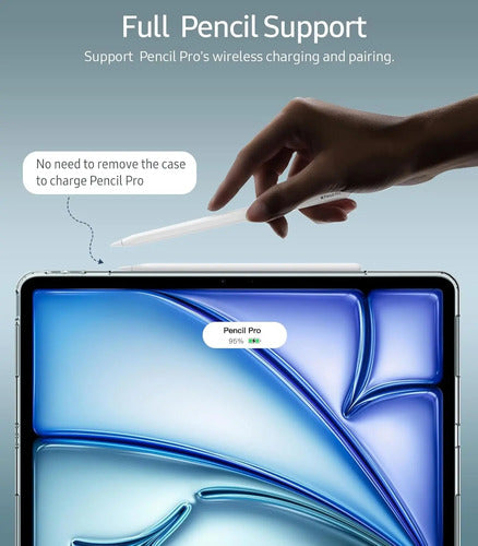 Funda Timovo Para iPad Air 13'' M3/m2-2025/2024, Transpar... Transparente