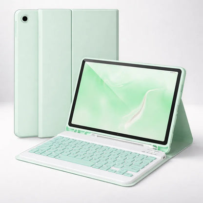 Funda Con Teclado Para Samsung Galaxy Tab A11+/a9+ 11' Verde