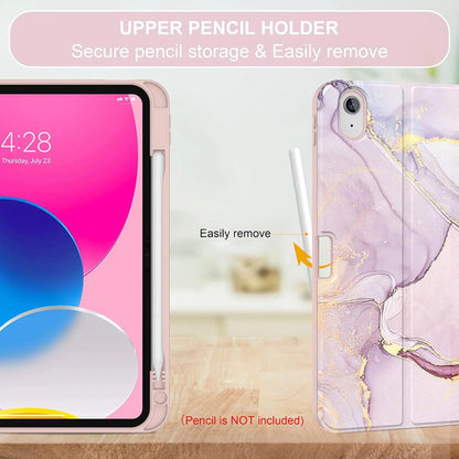 Funda Con Teclado Para iPad (a16) 11th/10th Gen Rosa