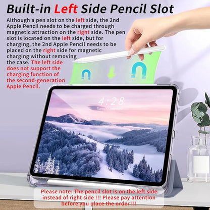 Funda Para iPad Pro 11 Pulgadas Con Soporte Para Lápiz Violeta