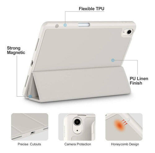 Funda Para iPad Air 11'' 7ma/6ta Gen Y 10.9'' Gris