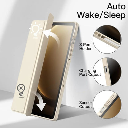 Funda Para Samsung Galaxy Tab S10 Lite/s10 Fe/s9. Crema
