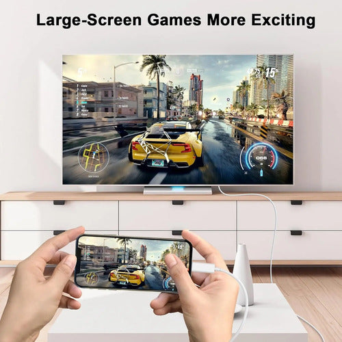 Cable Adaptador Hdmi A Lightning Para iPhone, Certificado