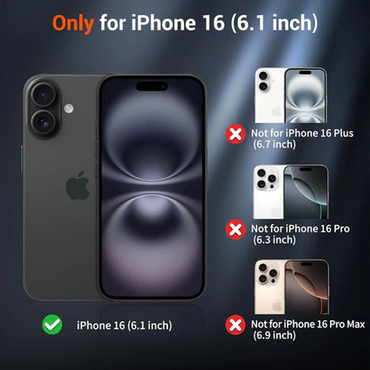 Funda Magnética Supfine Para iPhone 16 Negro