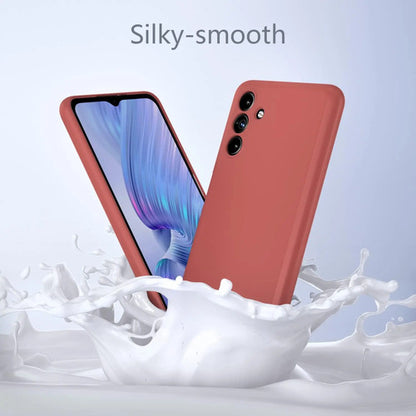 Funda Para Galaxy A13 5g, Silicona Líquida, Delgada, Suave Bordó