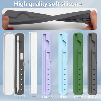 Inesore Estuche Para Apple Pencil Con 5 Puntas Negro