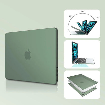 Carcasa Funda Transparente Para Macbook Air 13.6' Verde Oscuro