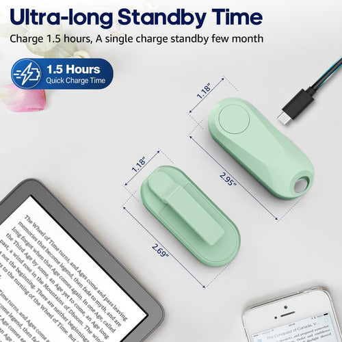 E-reader Control Remoto Girador De Paginas Verde Claro