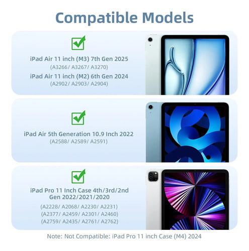 Funda Para iPad Air 11'' Y Pro 11''