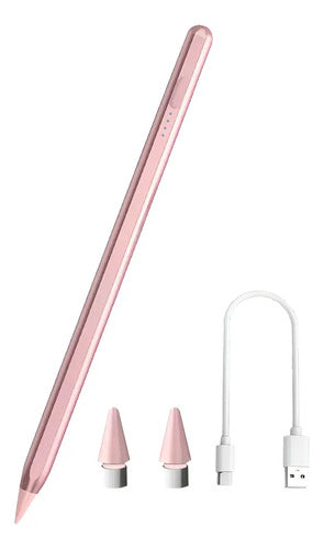 Lapiz Universal Para iPad Y Tablets Rosa Aperlado