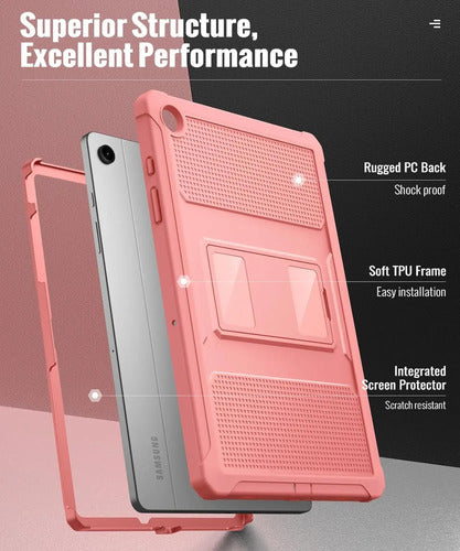 Funda Para Galaxy Tab A9 Plus 11-inch 2023, Negra Rosa