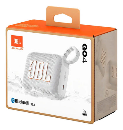 Bocina Portátil Jbl Go 4 Bluetooth, Blanco. Color Blanco Blanco