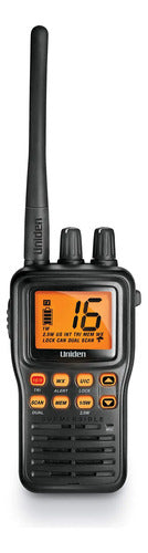 Radio Marino Uniden Sumergible 2 Vías, 6w Vhf Con Protecc... Color