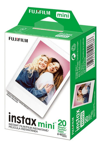 Fujiinstax Mini: Paquete De 40 Fotografías Instantáneas Color