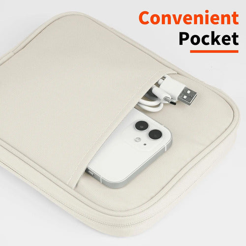 Funda De Tela Para Kindle De 6 Y 7 Pulgadas Beige