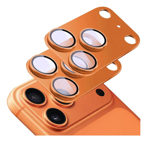 Protector De Camara Para iPhone 17 Pro Naranja