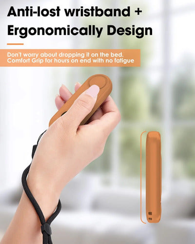 Girador De Páginas Con Control Remoto Para Kindle Paperwhite Naranja